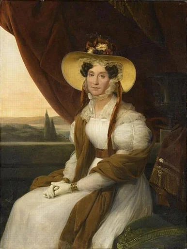 Portrait of Louise Adélaïde d'Orléans, by Marie-Amélie Cogniet, based on a portrait by Auguste de Creuse (1838) in the Musée Condé.