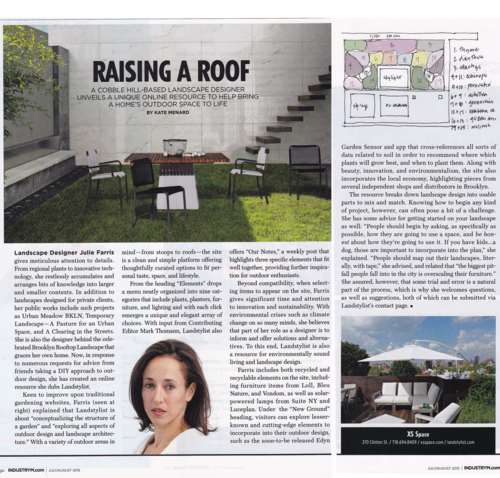 Brooklyn Industry Magazine July/August 2015 Issue View Article here