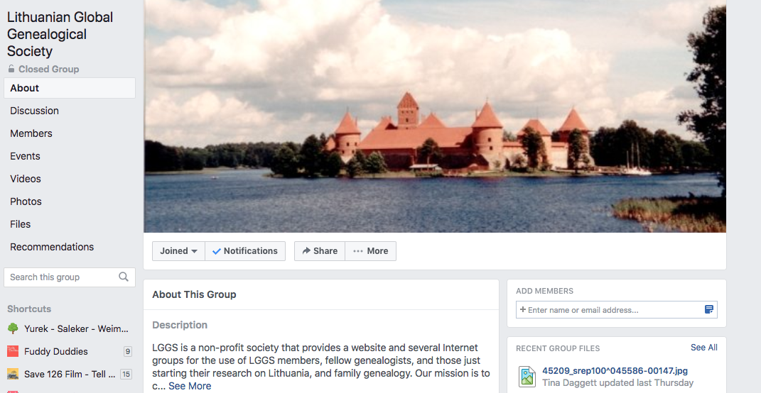 Lithuanian Global Genealogical Society 