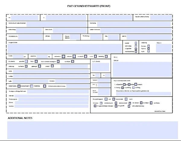 G-Card PDF form (front)