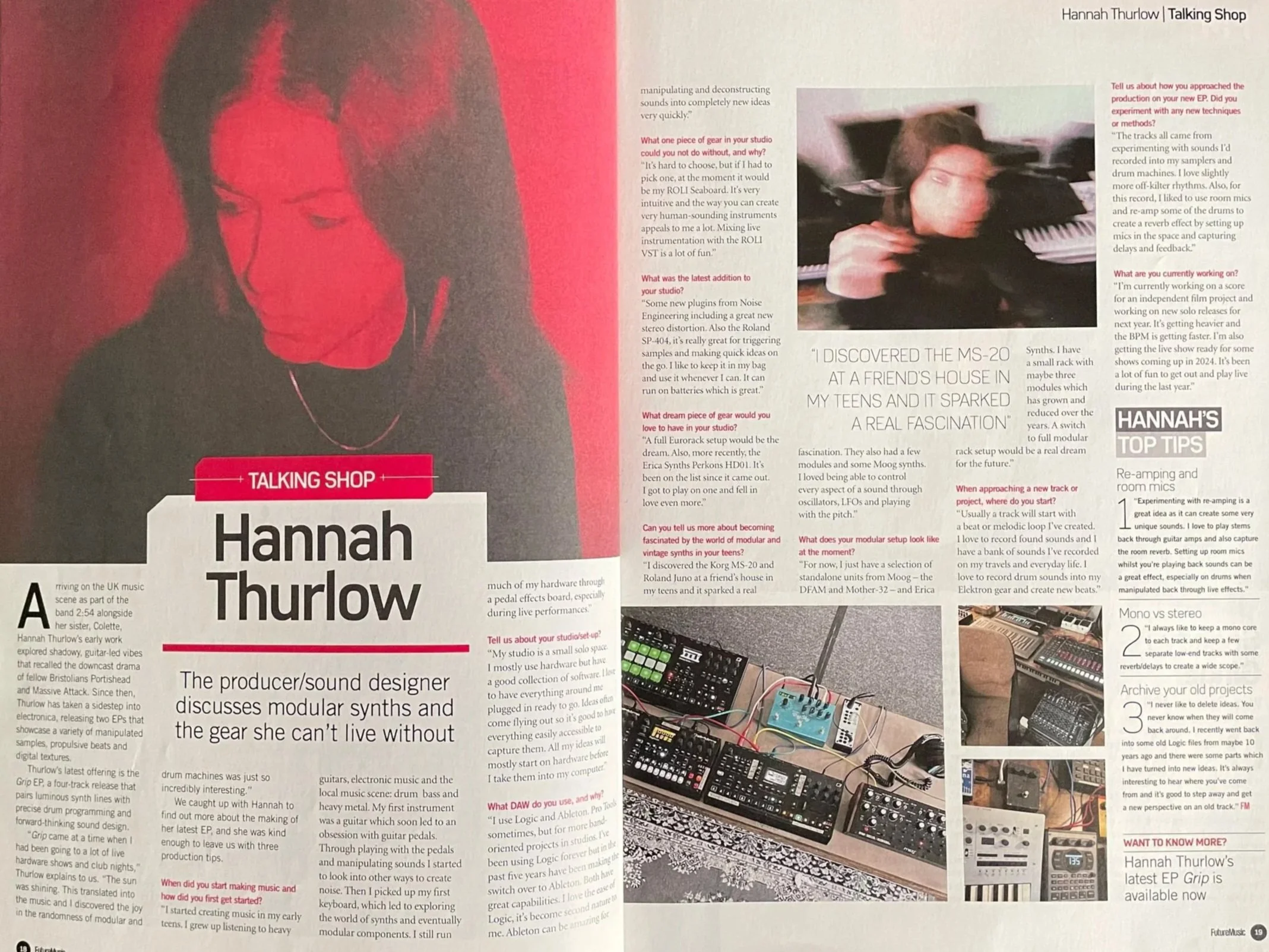 Future Music Magazine Feature