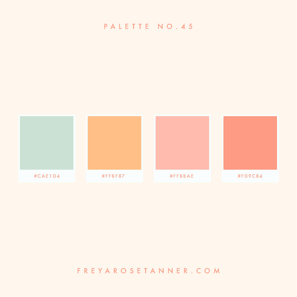 Uplifting Spring Colour Palettes — Freya Rose Tanner