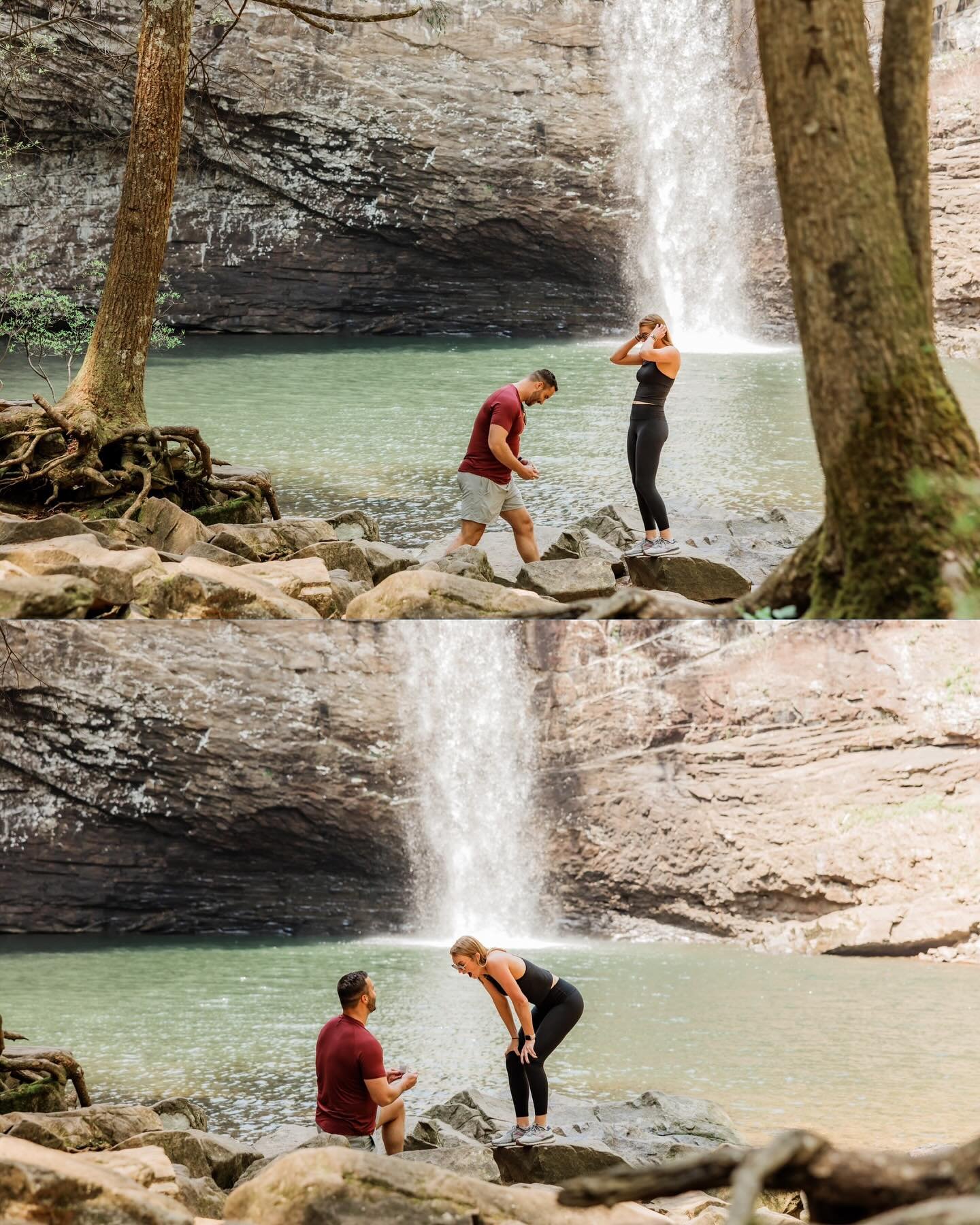 Emma said YES! 💍 Congrats to Davis and Emma on their engagement last month! It was such a fun moment for these two! Davis and I had been planning for months about how this surprise proposal would go down! It was perfect! The thought and the detail t