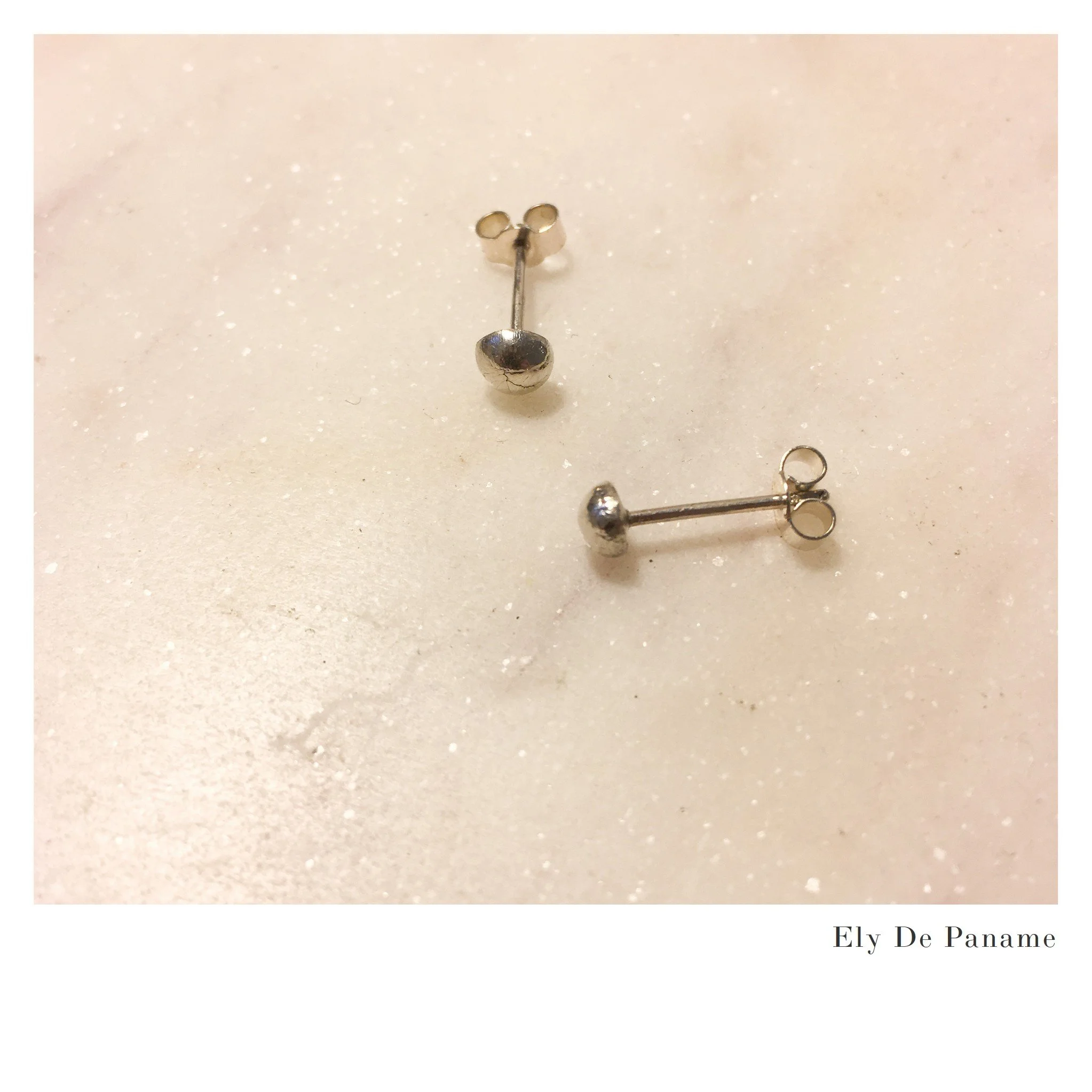 Clous d'oreilles en argent 925 - Pièces uniques