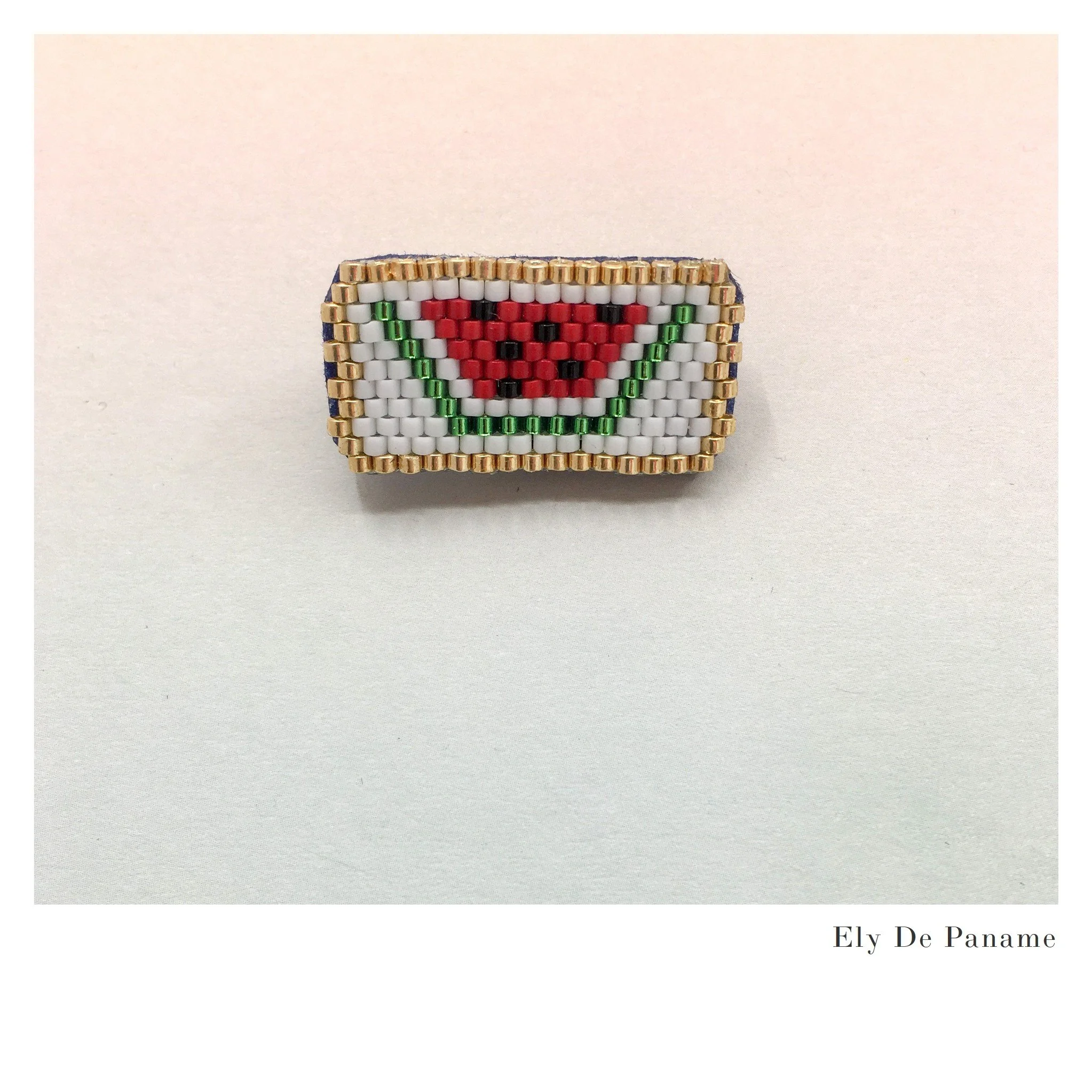 Broche Pastèque