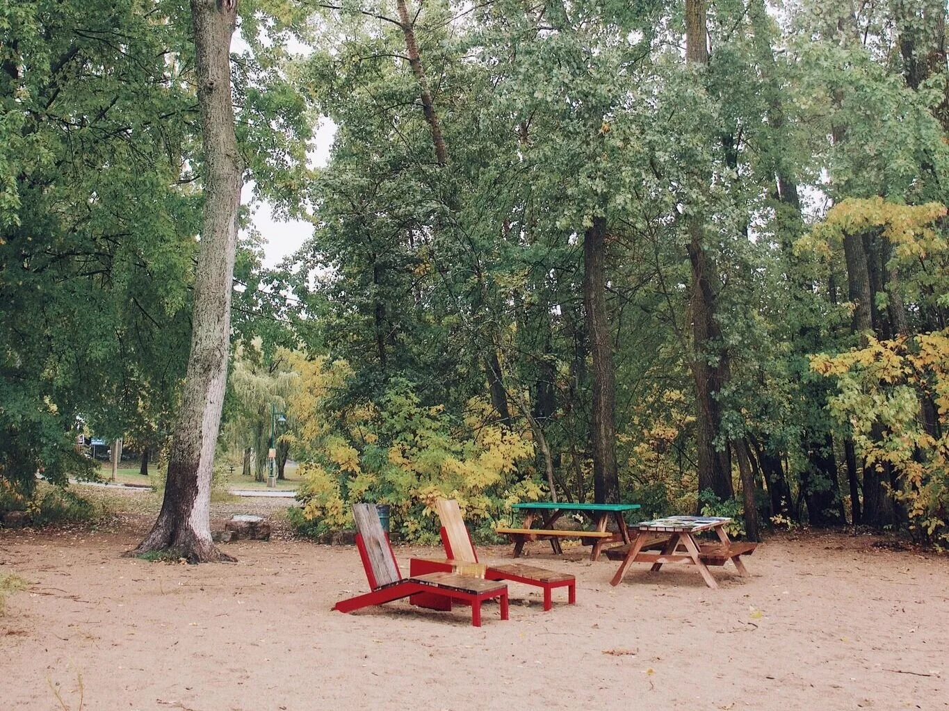 [Laval, Laval] Plage du parc de la Berge aux Quatre-Vents - CHIENS INTERDITS DEPUIS 2022