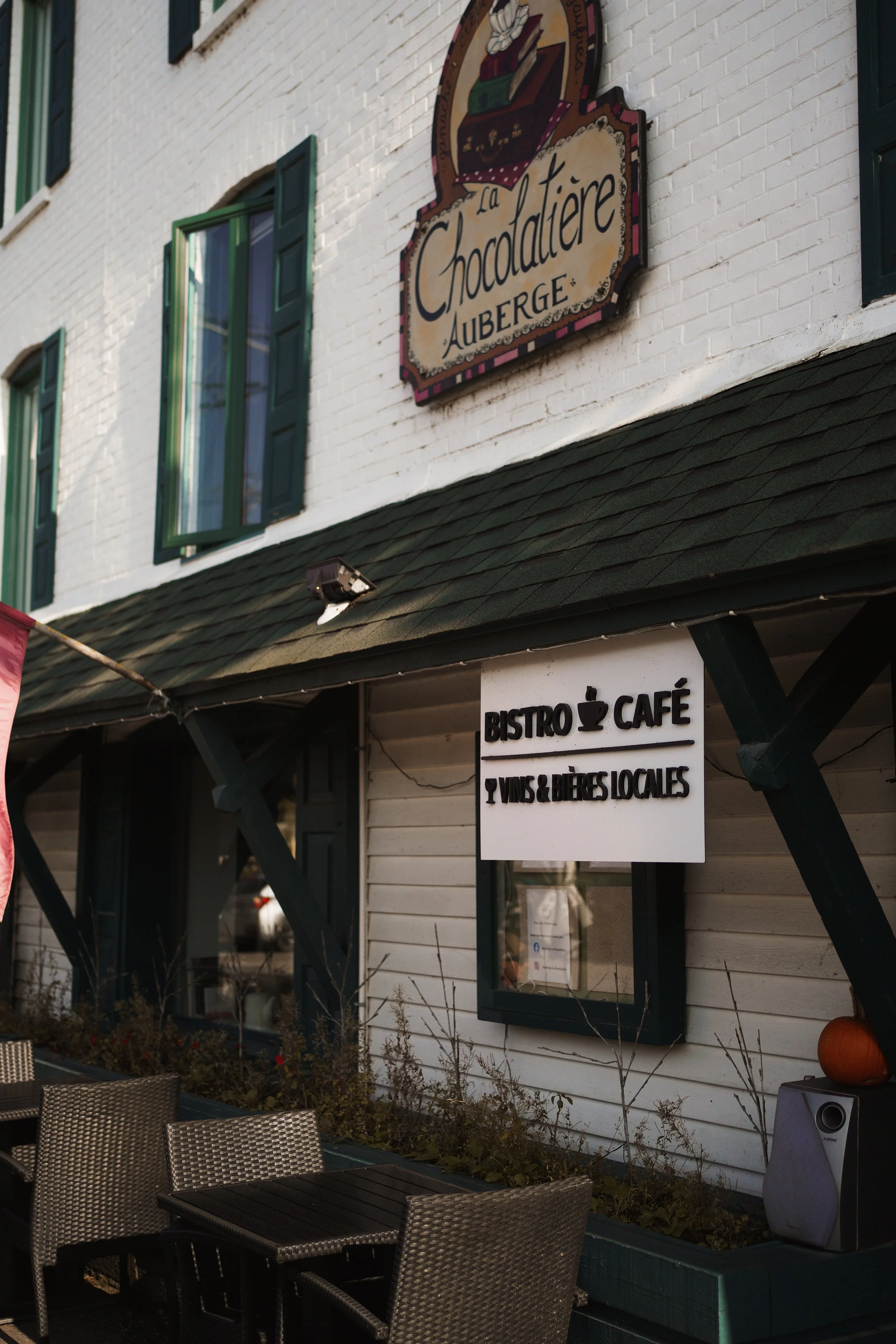 [Estrie, North Hatley] Bistro de l’Auberge La Chocolatière