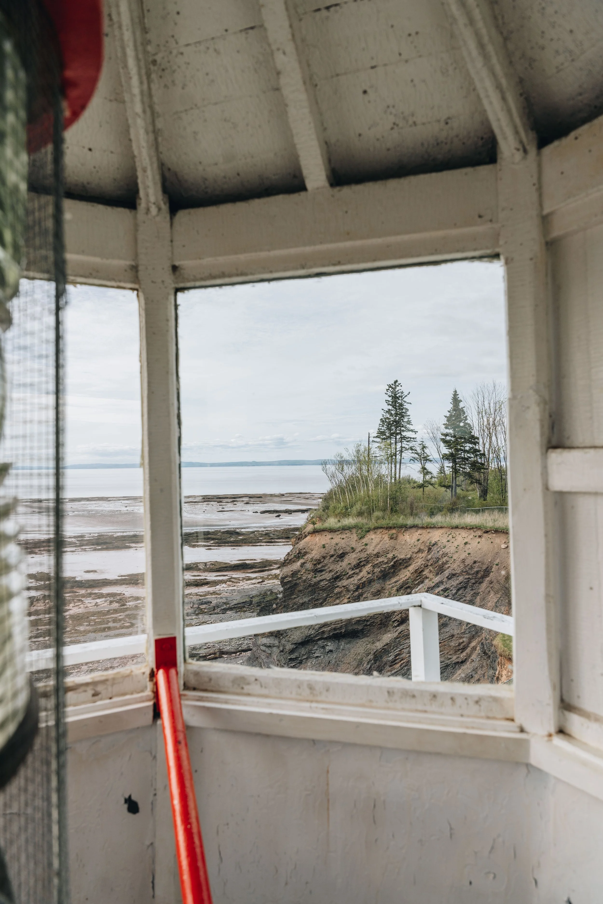 [N-É, Walton] Walton Harbour Lighthouse — On va se promener