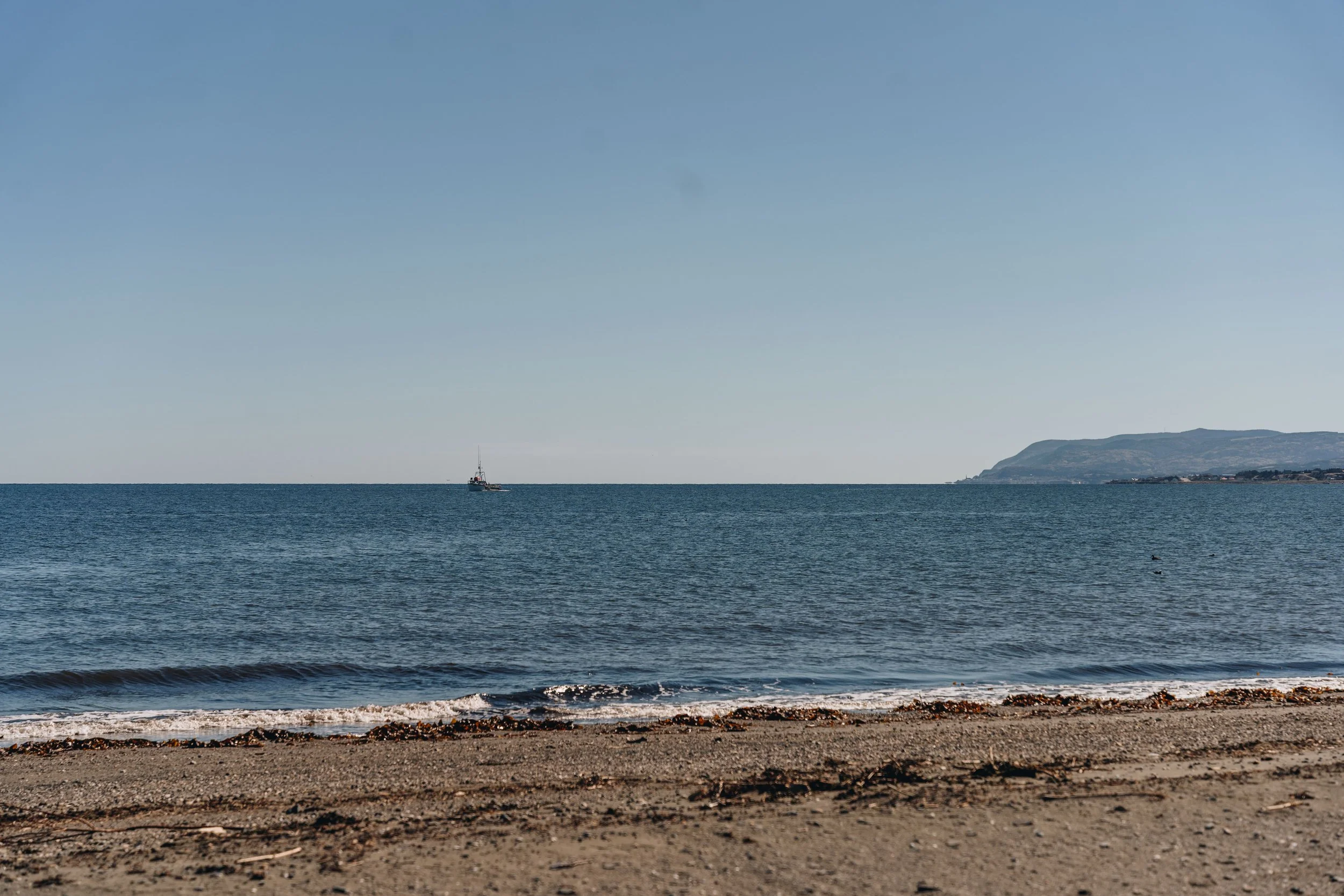 [Gaspésie, Cap-Chat] Plage du Centre sportif Claude Jourdain