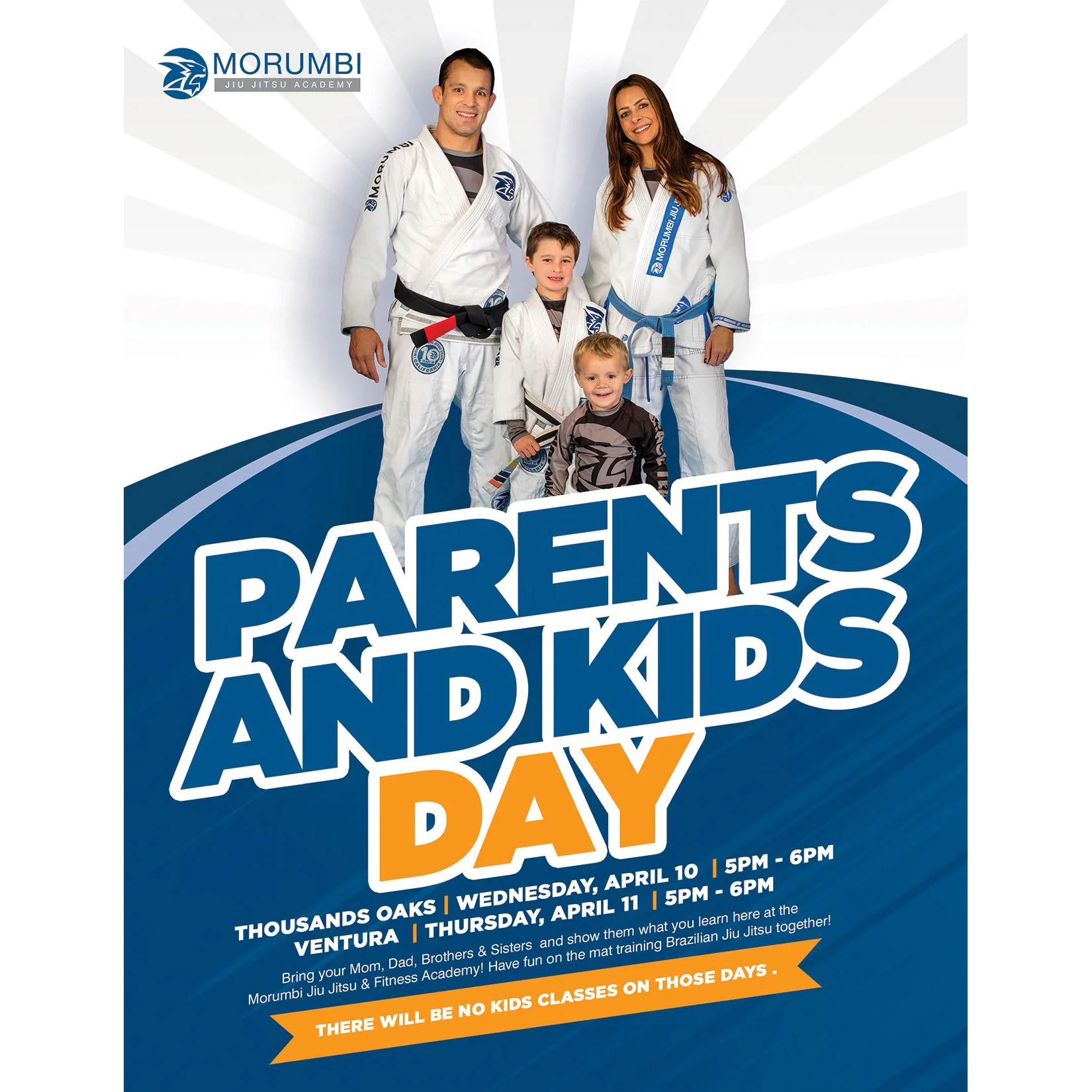 SAVE THE DATE - April 10 &amp; 11 - Parents &amp; Kids Day