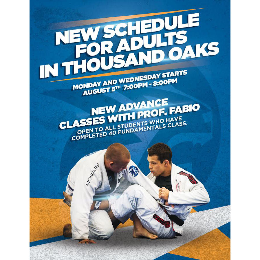 New Thousand Oaks Schedule - August 2019