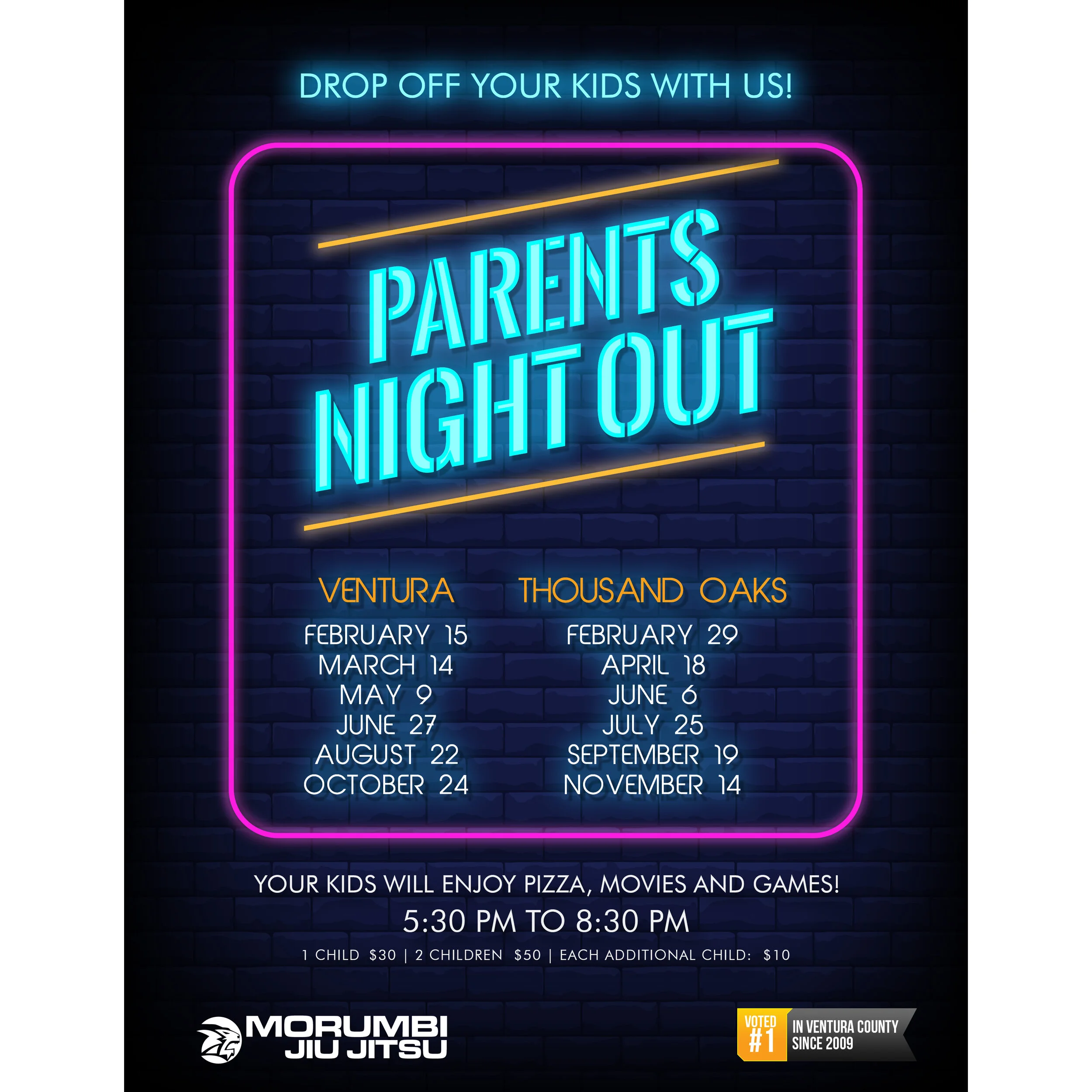 Parents Night Out - All Year Long!