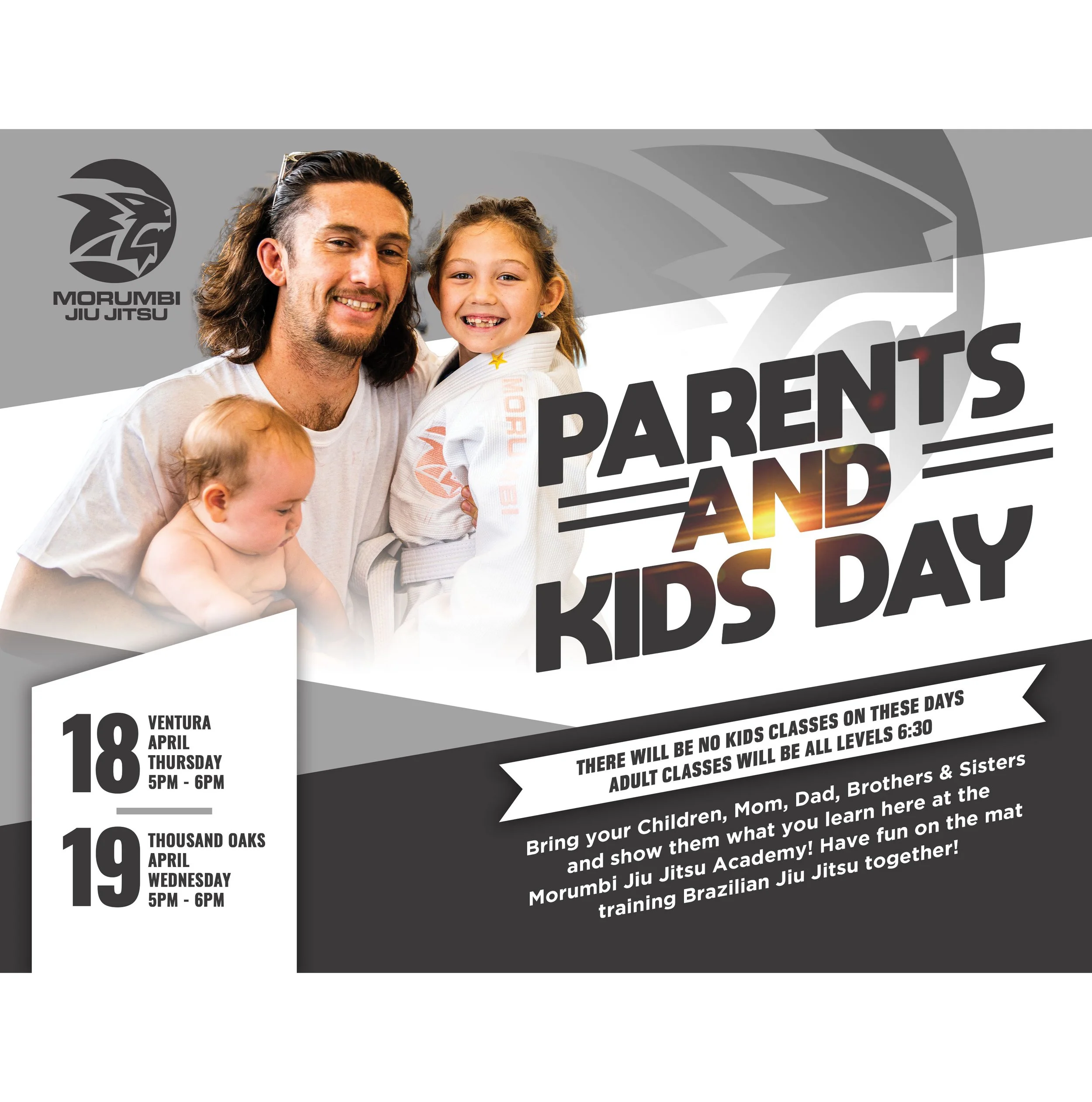 Join us for Morumbi Jiu Jitsu's Parents &amp; Kids Day!