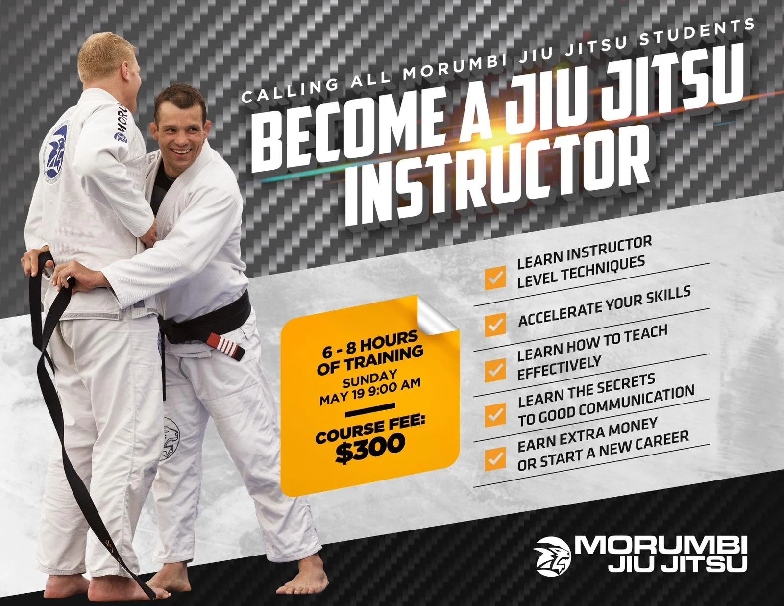 Register for Sunday's Instructor Course!