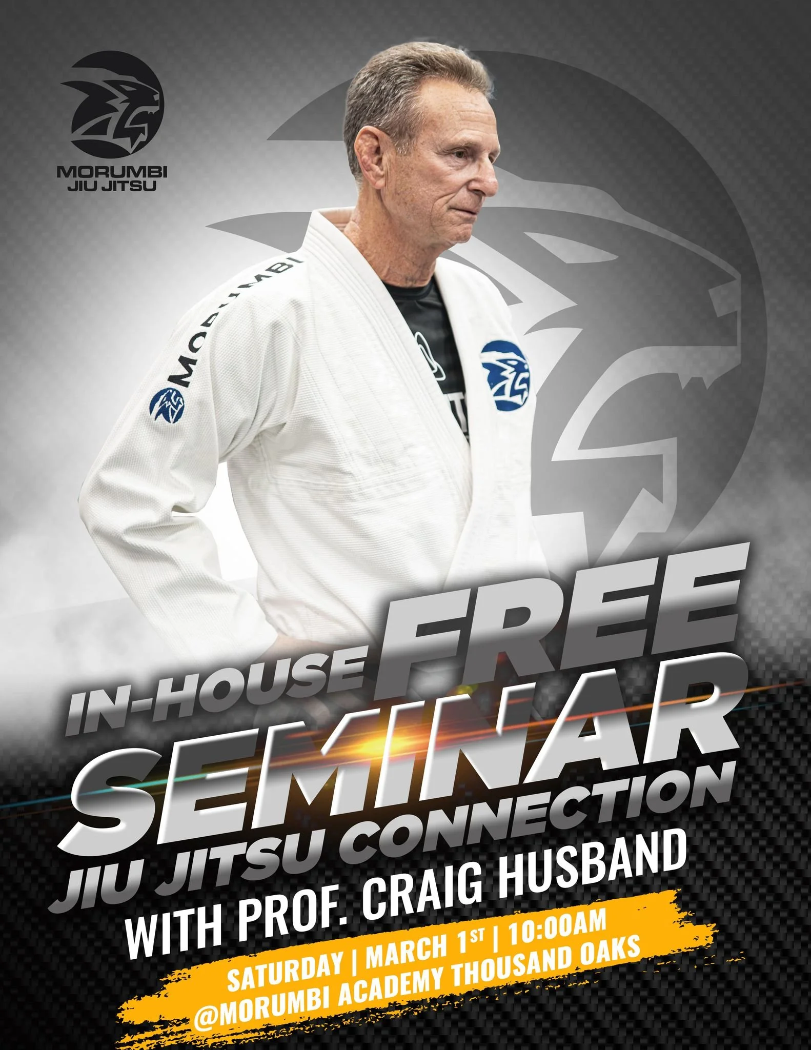 Professor Craig Husband – March 1st Seminar