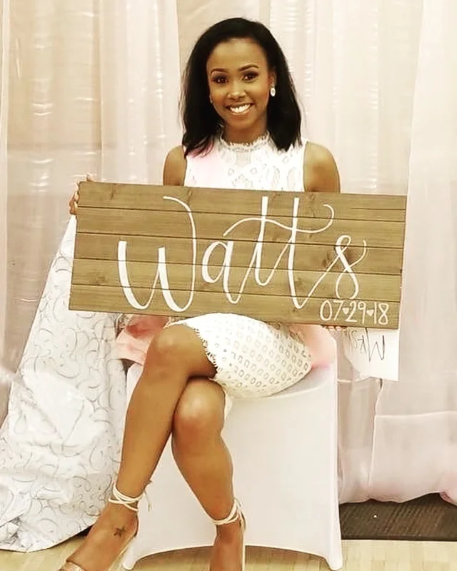 Customized Wood Sign