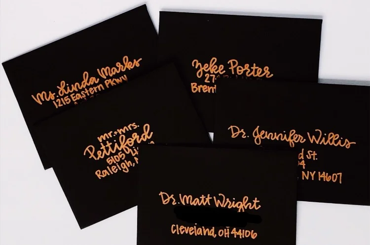 Save The Date envelopes