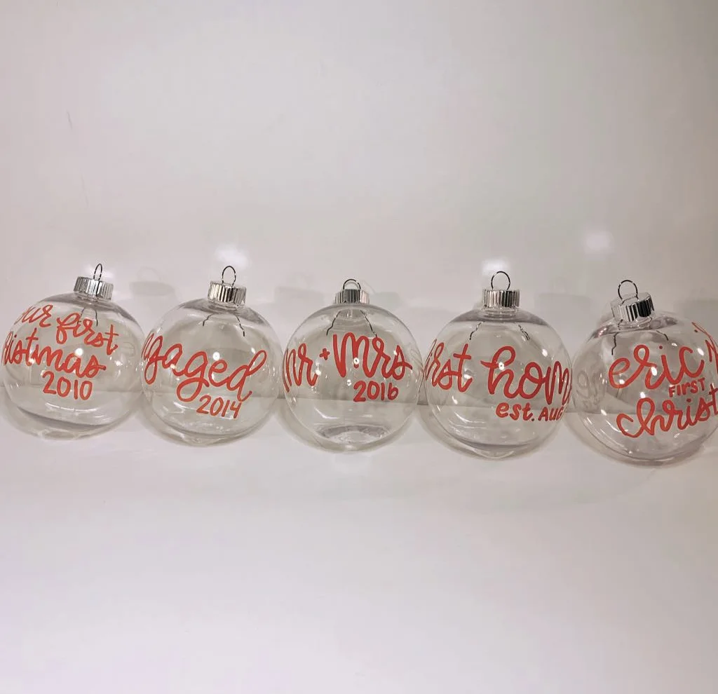 love story ornaments
