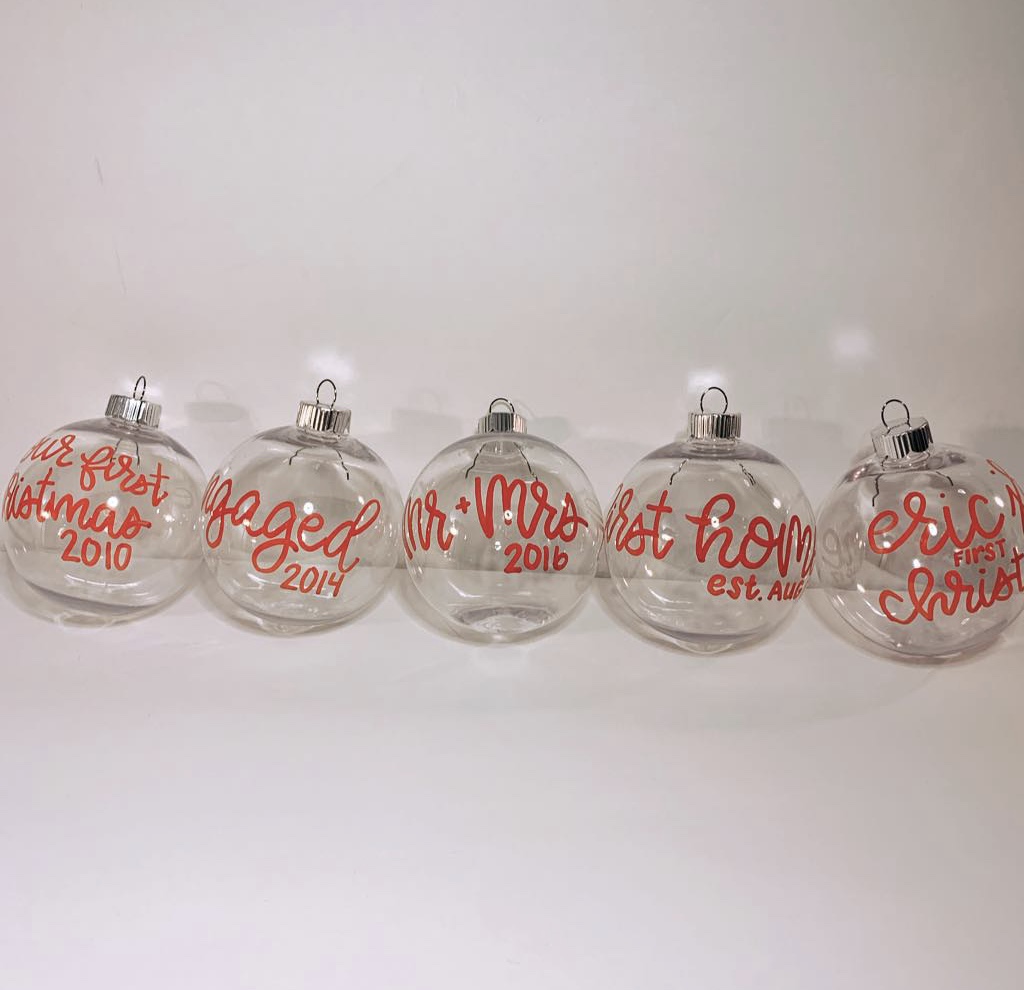 love story ornaments