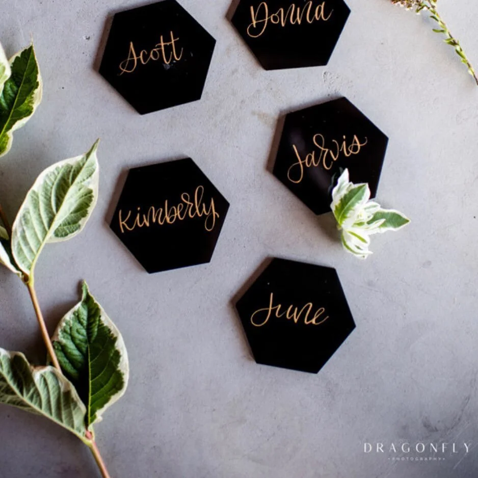 I rarely see or meet Latashas. Do you have an extremely common or uncommon name? ⁣
⁣
Our June Rosemary is 2 months today! 🎉⁣
So today&rsquo;s a perfect day to post this beautiful place card, right? Prior to having June, I didn&rsquo;t know anyone na