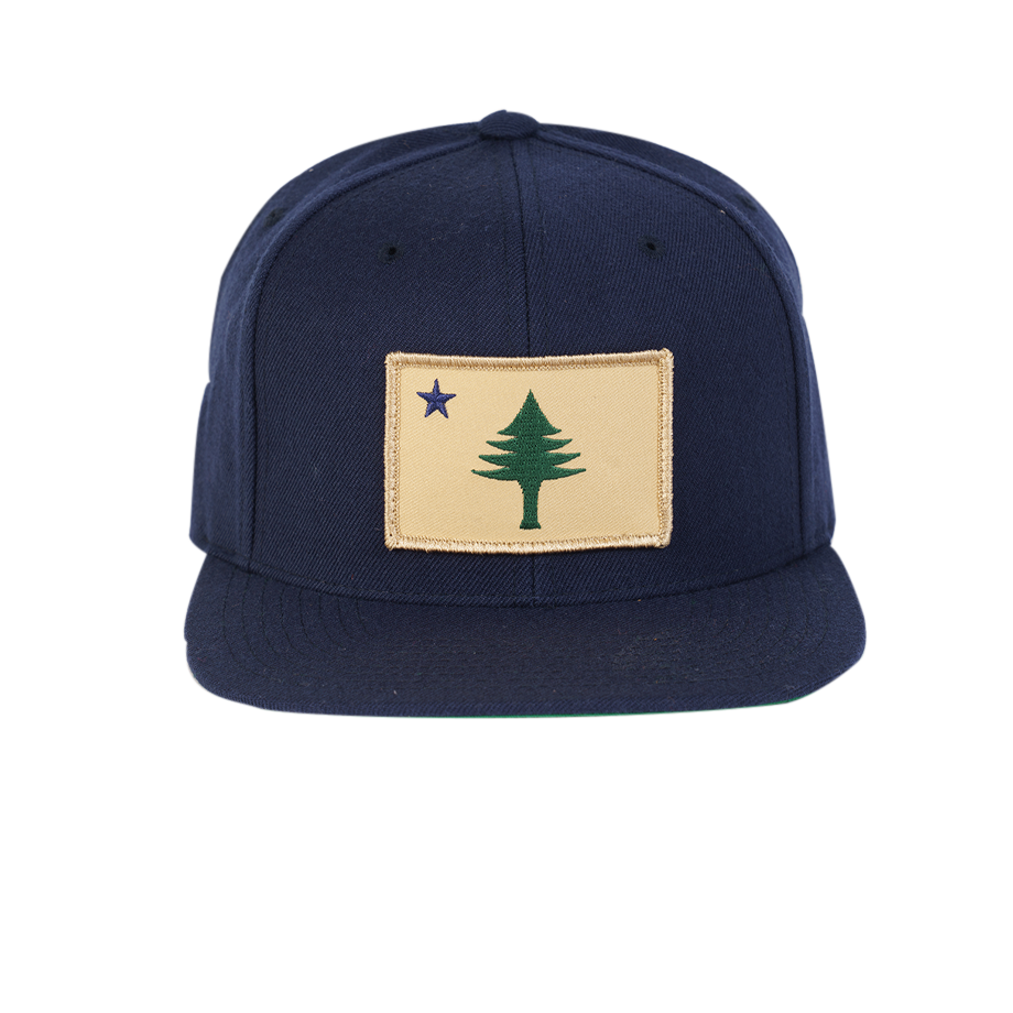 Original Maine Flag Flat Hat — Original Maine - hats, shirts, stickers ...