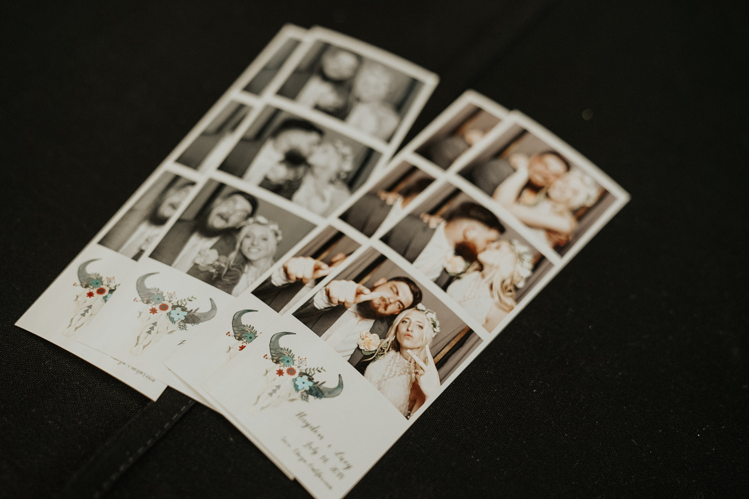 Vintage style wedding photo booth by Union Booth California