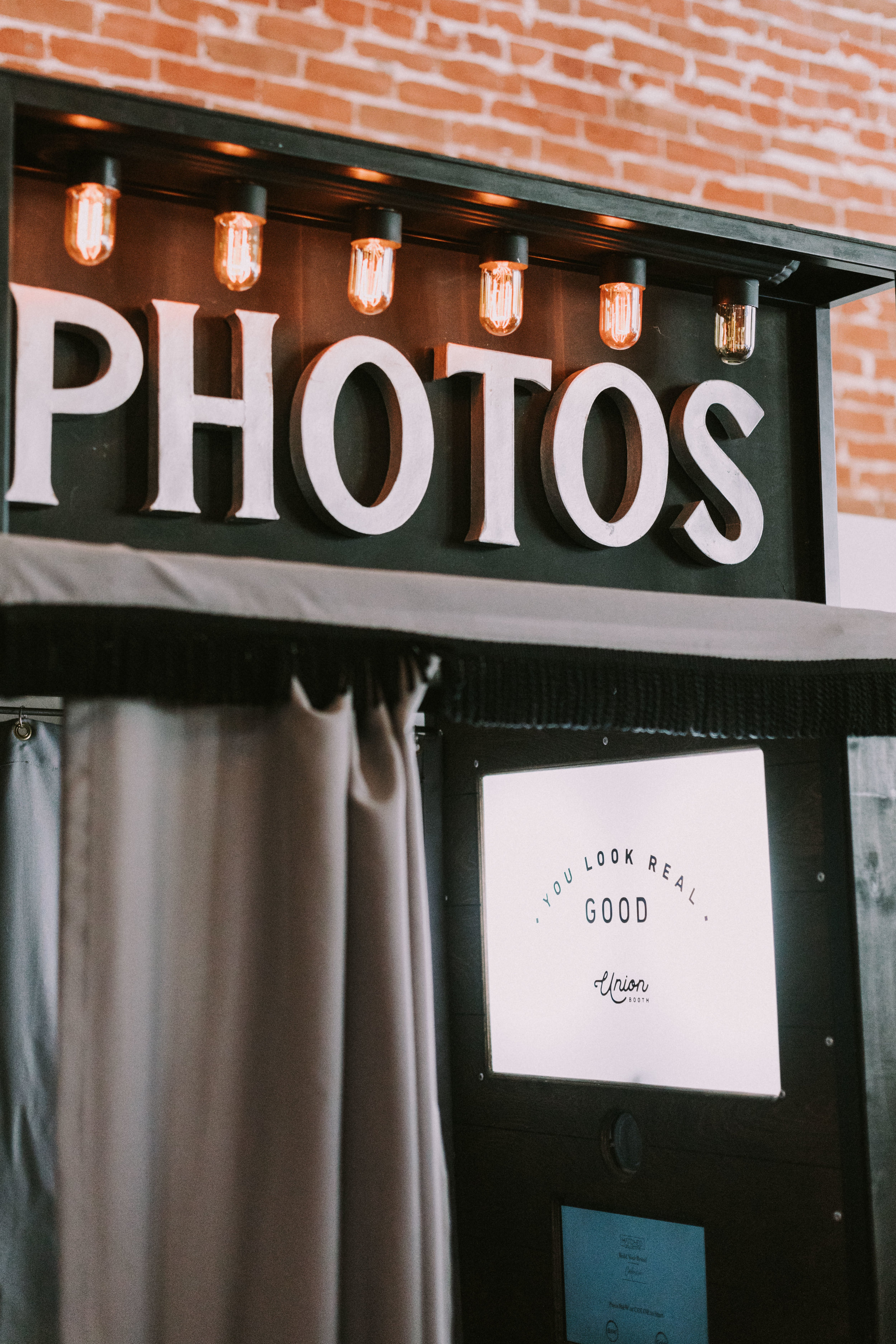 San Diego conference photo booth with instant prints and vintage style ...