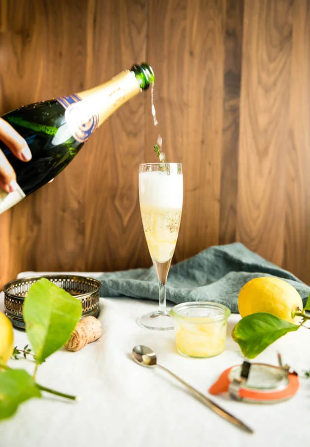 Sparkling Etrog Jam Cocktail