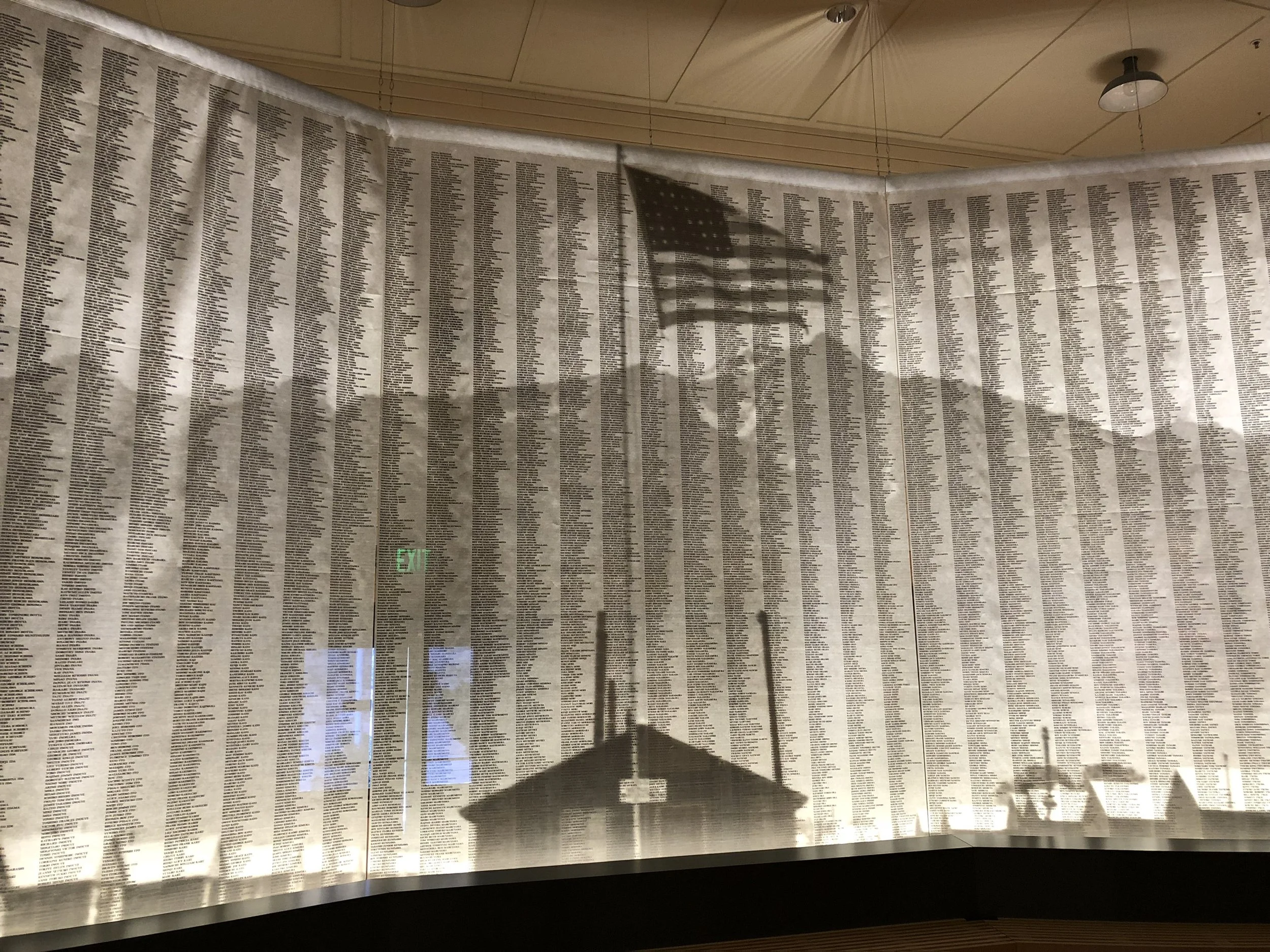 120,000 names of forcibly incarcerated Japanese-Americans