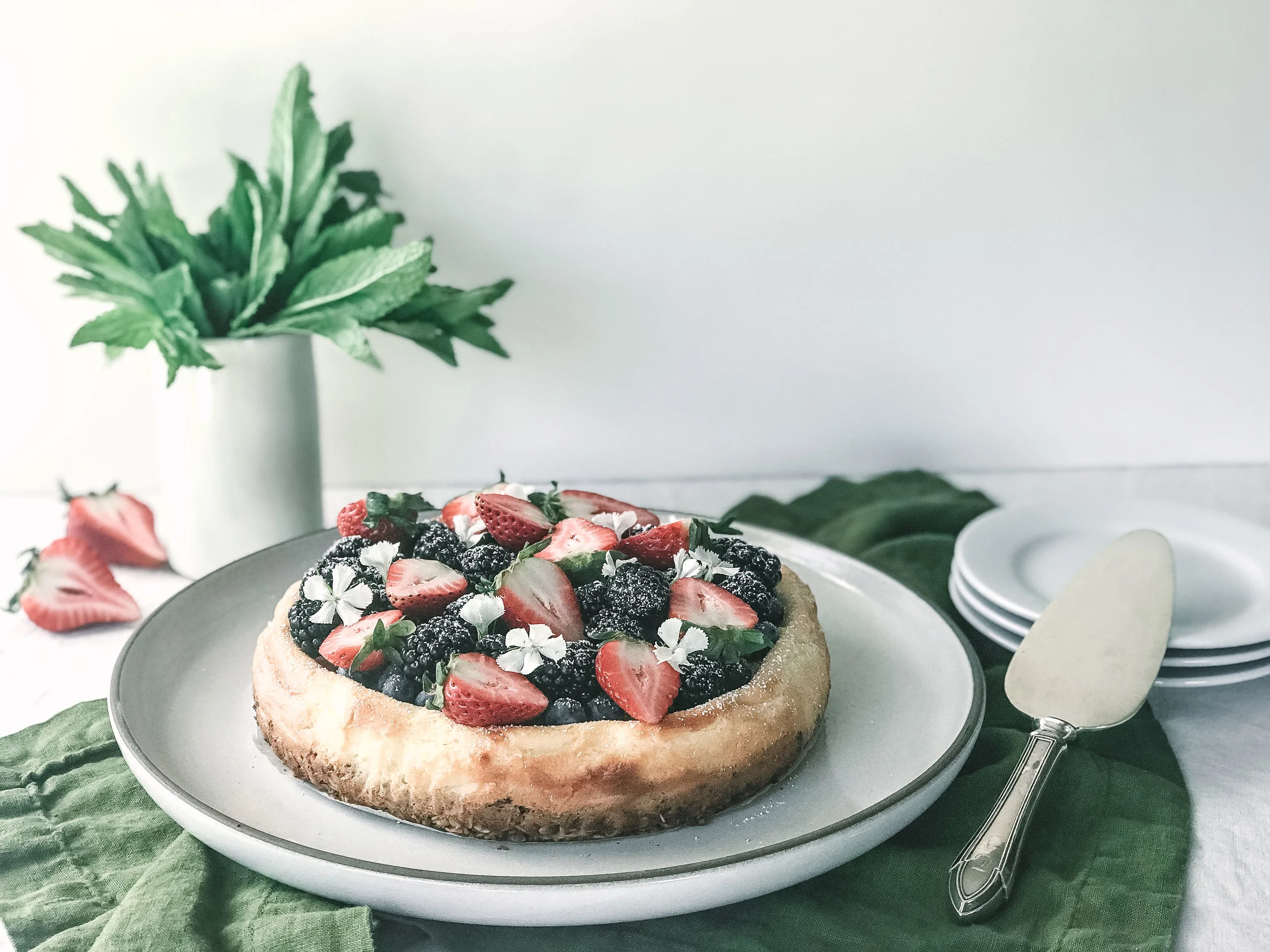 Japanese cheesecake