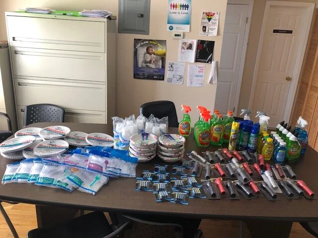 Mother-Baby Program Staff from our Mother-Baby program collected items to donate to the families affected by the storm in the Bahamas.