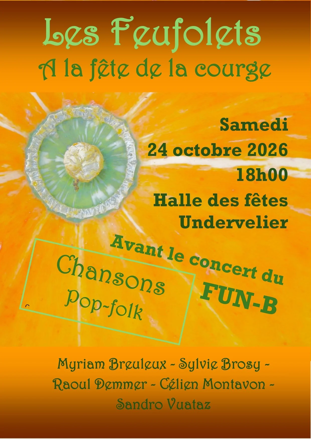Les Feufolets à la fête de la Courge