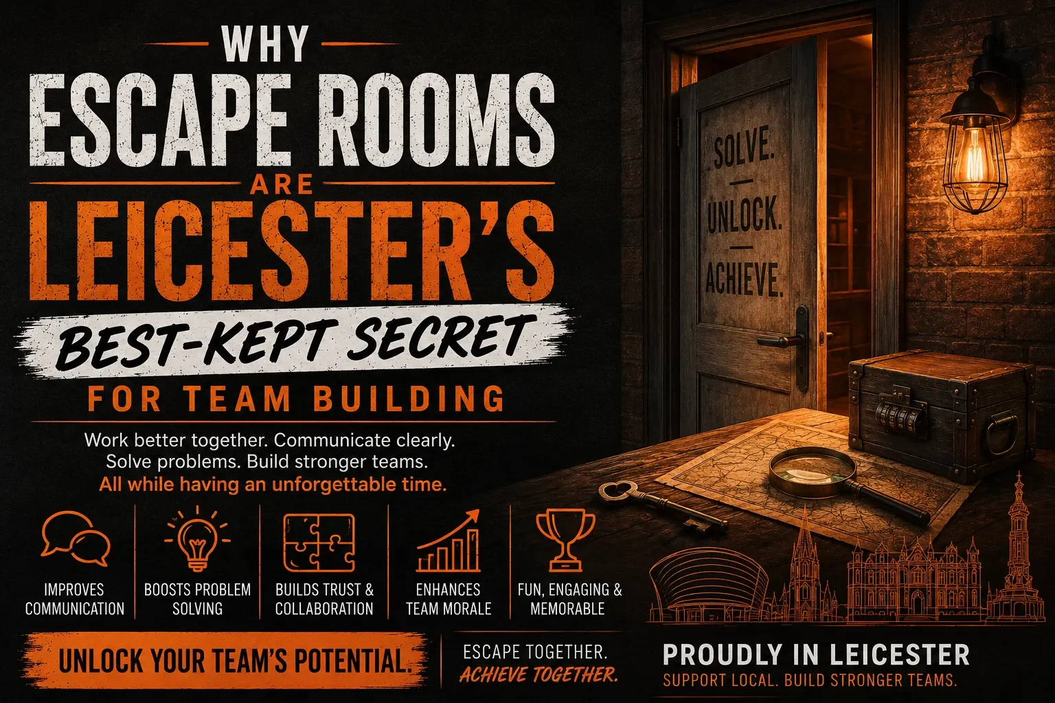 Escape rooms are Leicester's best-kept secret for Corporate Events &amp; Team Building
