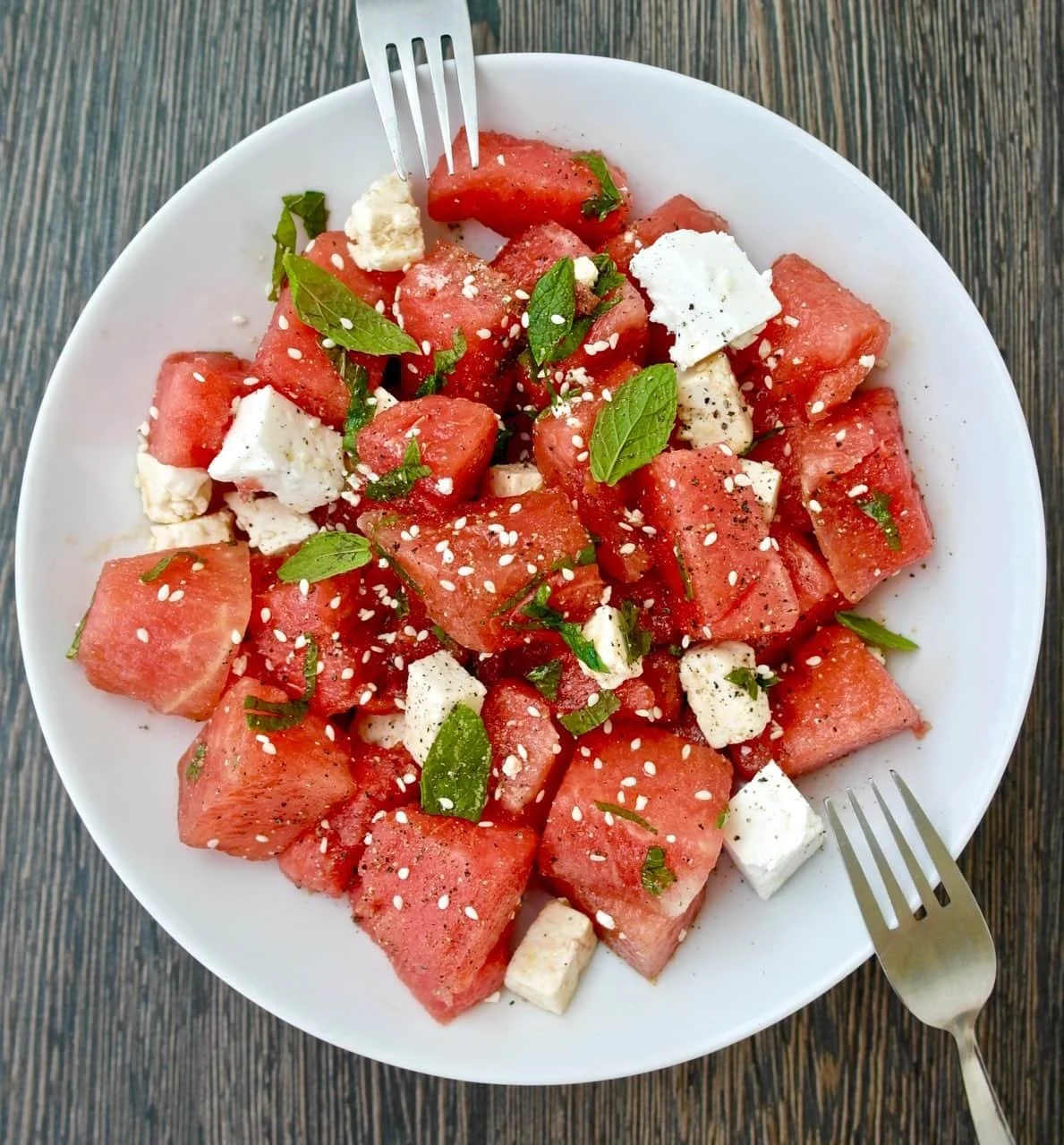 Tomato Watermelon Salad