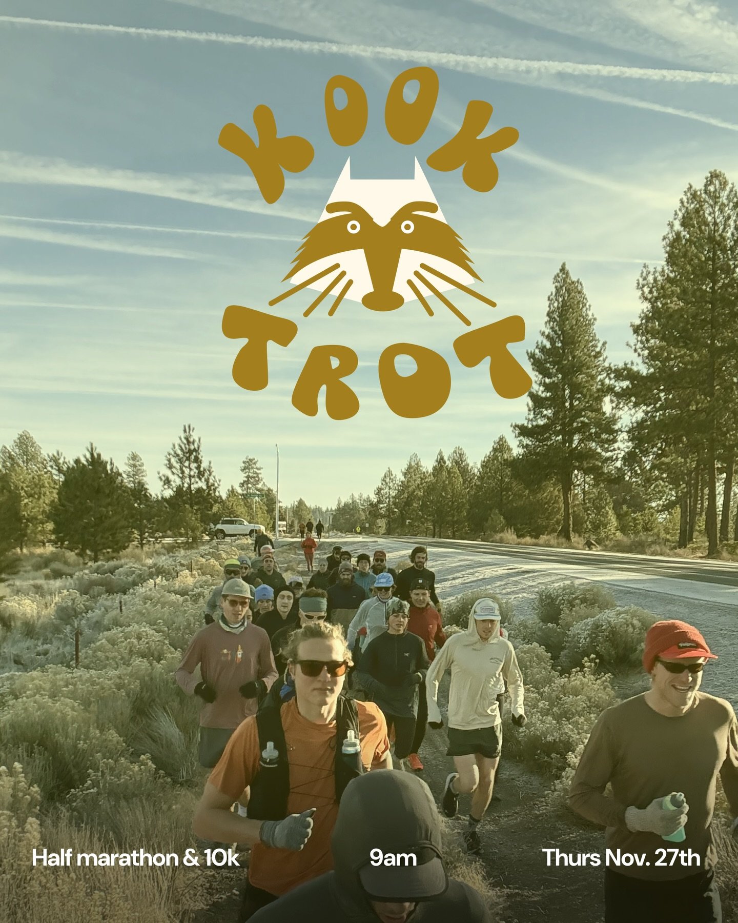 back by popular demand to terrorize your thanksgiving morning for year numba three&hellip;ITS THE KOOK TROT. WITH A NEW ADDITION.

this year we&rsquo;ll be collecting food at the start of the run to support hungry community members this holiday seaso