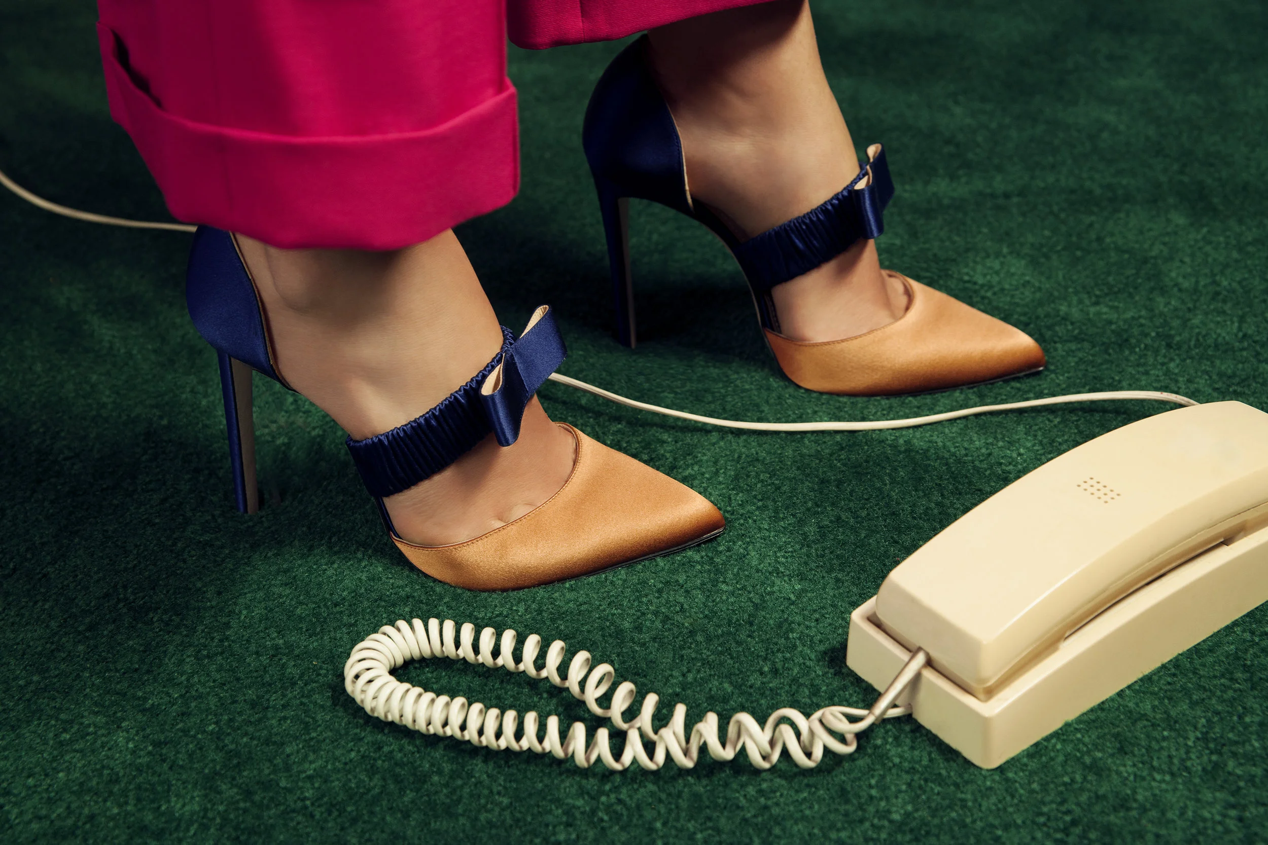 LILY NAVY COPPER PUMP - CHLOE GOSSELIN
