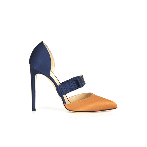 LILY NAVY COPPER PUMP - CHLOE GOSSELIN