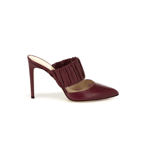 'KIERA' - BORDEAUX NAPPA MULE CHLOE GOSSELIN