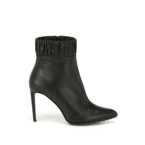 'MAUD' - BLACK NAPPA ANKLE BOOT CHLOE GOSSELIN