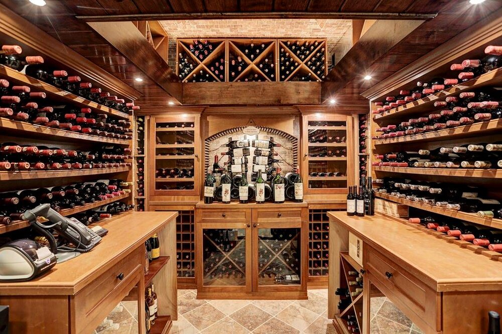 #3 Most Expensive Home in Houston wine vault.jpg