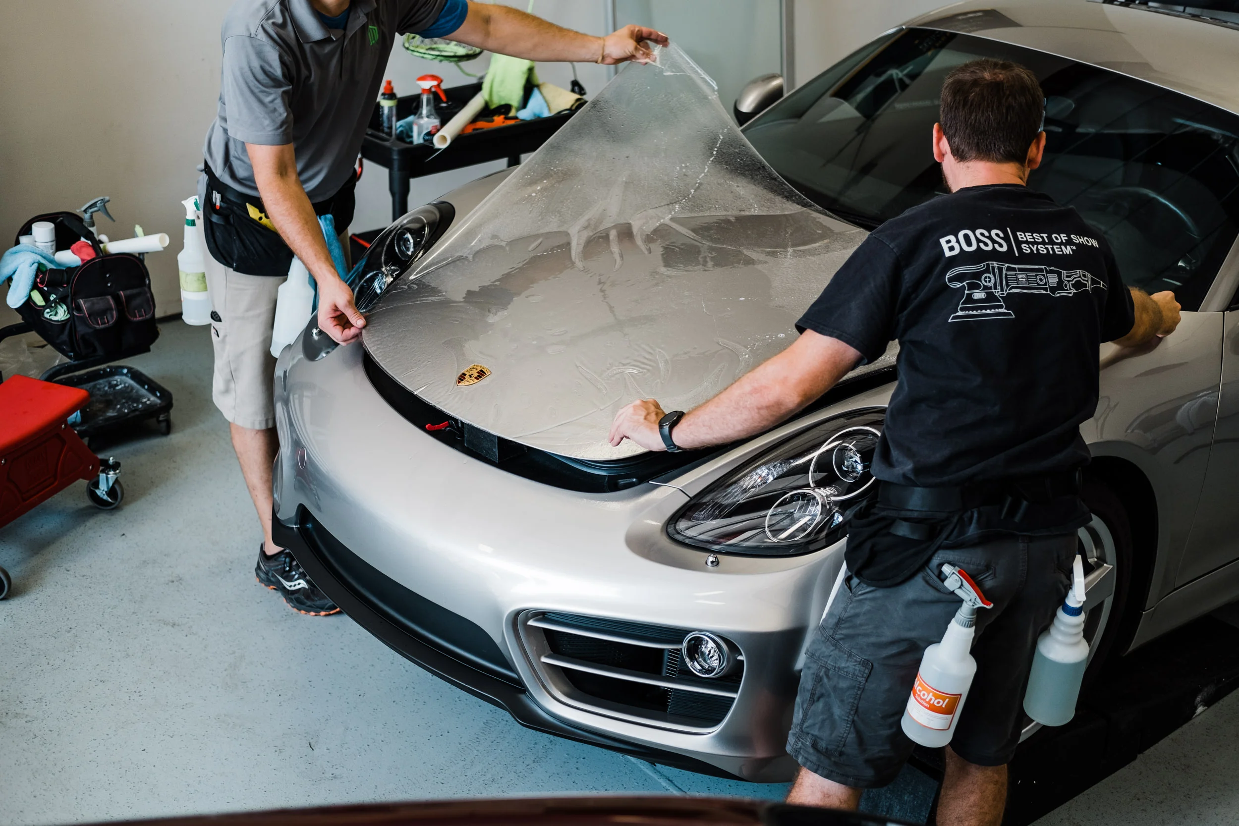 Porsche Cayman - XPEL Paint Protection Film - Clear Bra - Cayman