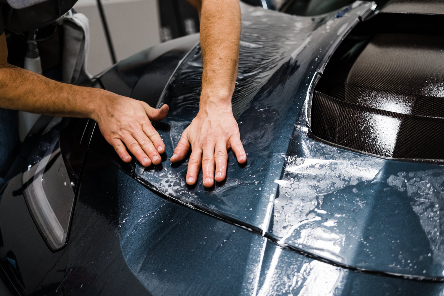 Corvette ZR1 - Shadow Grey - XPEL Paint Protection Film - Ceramic Pro  Coating — Wichita Clear Bra - Ceramic Coating, Paint Protection, Window  Tinting & Detailing.