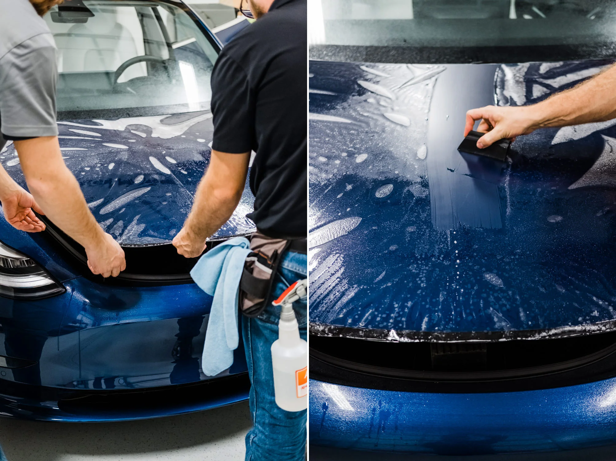 XPEL Stealth - Tesla Model 3 - Wichita Clear Bra - Full Wrap - Paint Protection Film - Clear Bra - Ceramic Coating