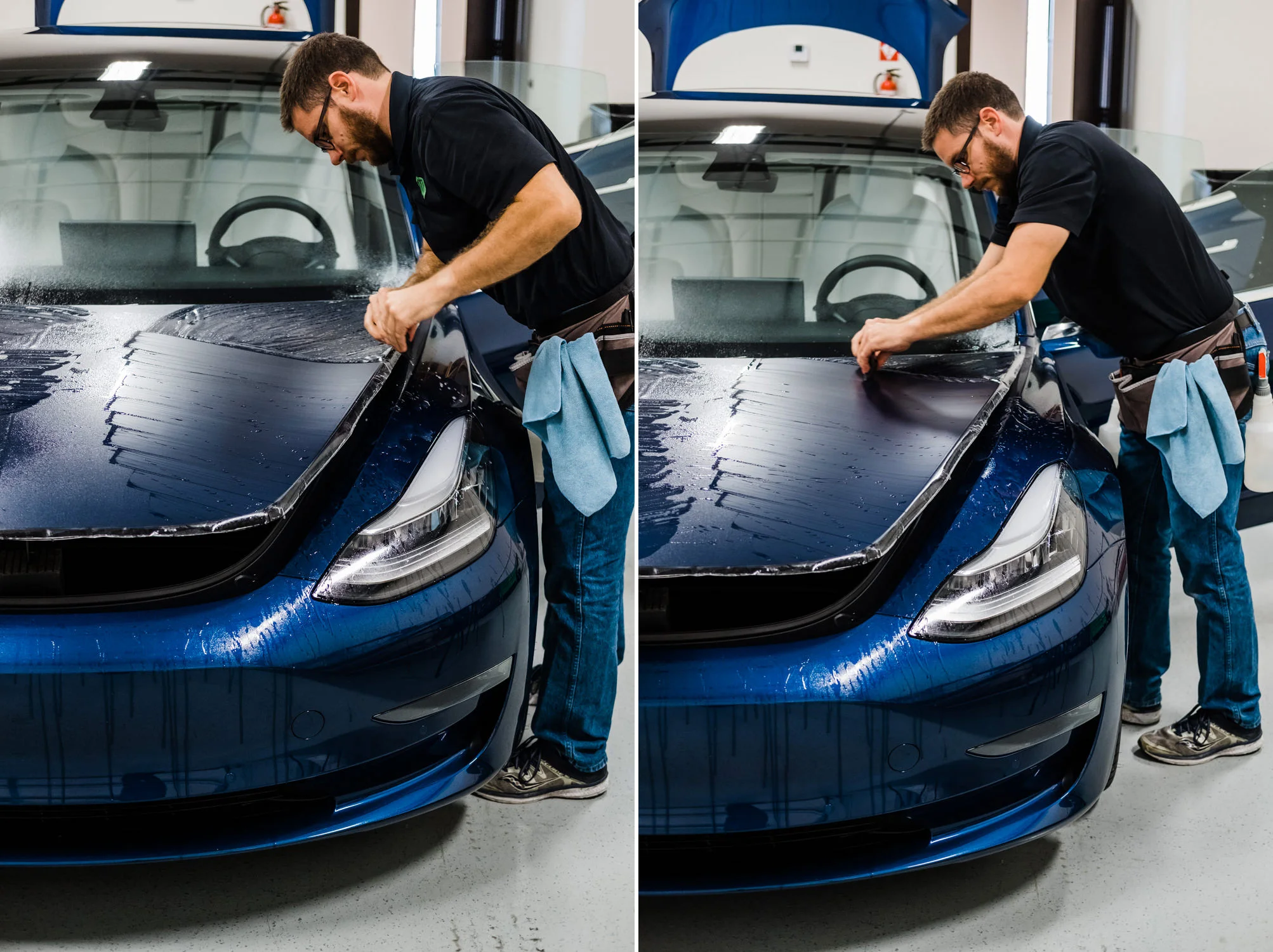 XPEL Stealth - Tesla Model 3 - Wichita Clear Bra - Full Wrap - Paint Protection Film - Clear Bra - Ceramic Coating