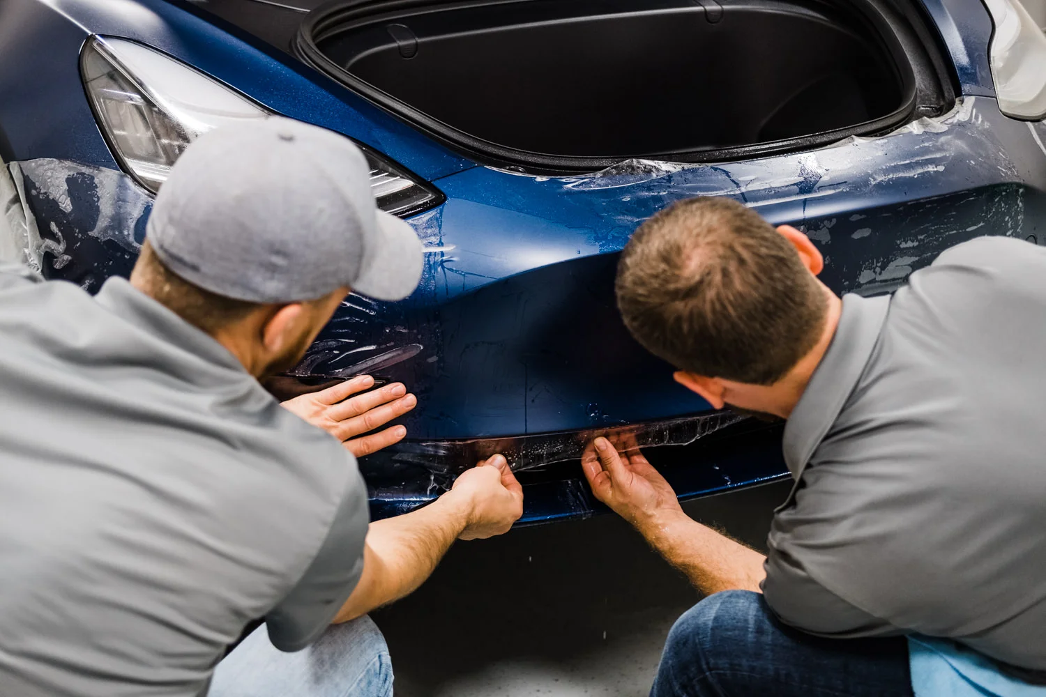 XPEL Stealth - Tesla Model 3 - Wichita Clear Bra - Full Wrap - Paint Protection Film - Clear Bra - Ceramic Coating