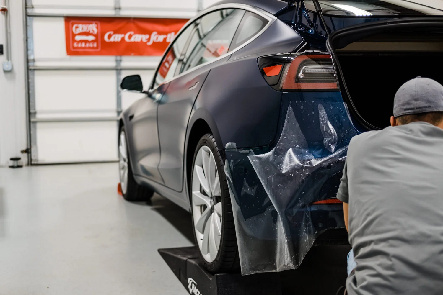 XPEL Stealth - Tesla Model 3 - Wichita Clear Bra - Full Wrap - Paint Protection Film - Clear Bra - Ceramic Coating