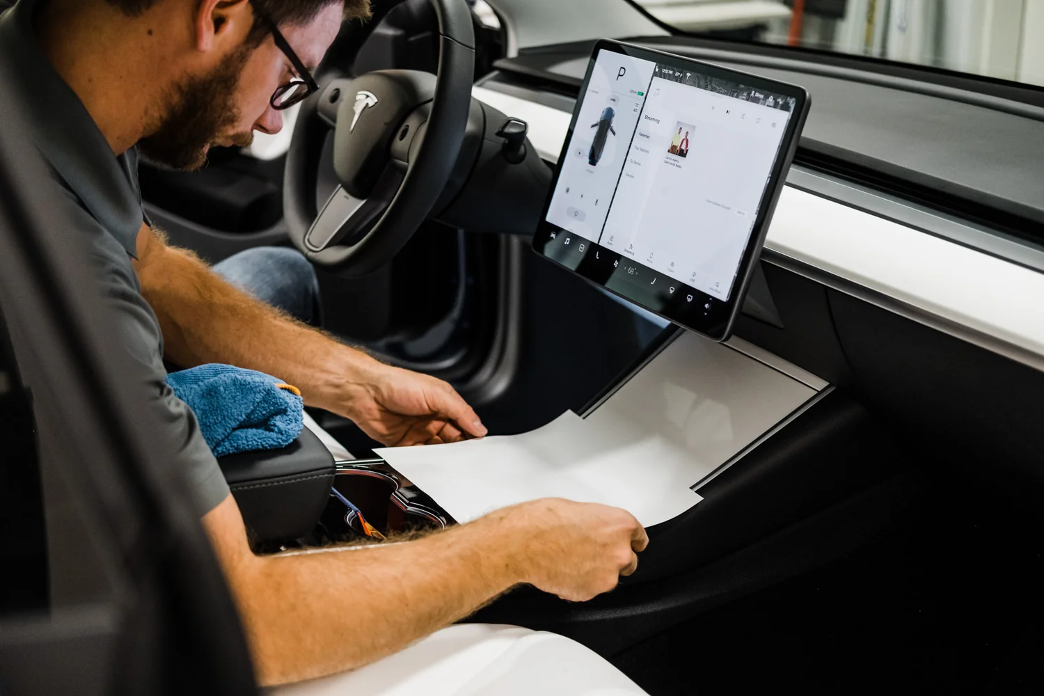 XPEL Stealth - Tesla Model 3 - Wichita Clear Bra - Full Wrap - Paint Protection Film - Clear Bra - Ceramic Coating