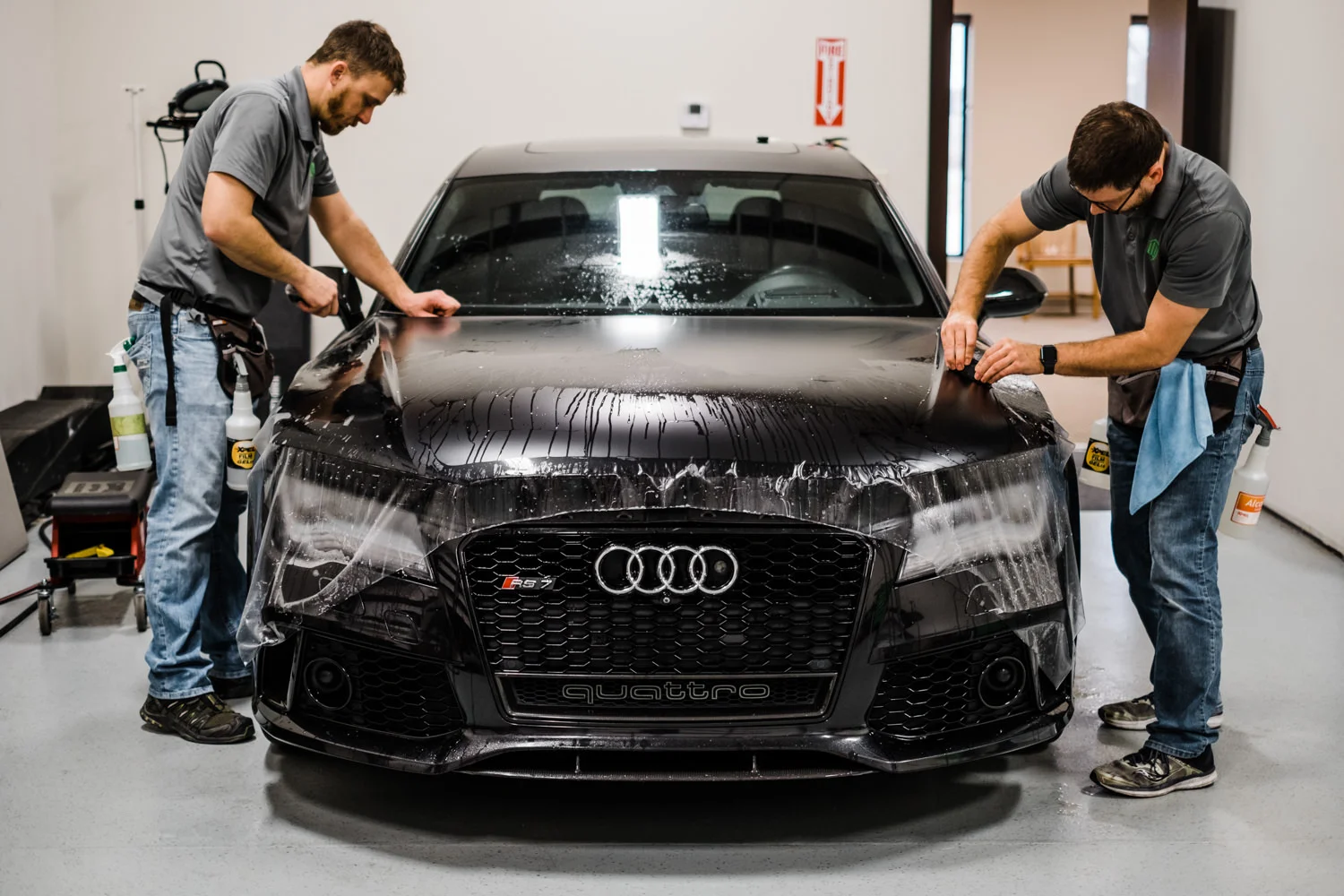 Audi RS7 - XPEL Stealth PPF - Ceramic Coating - Matte Wrap RS7