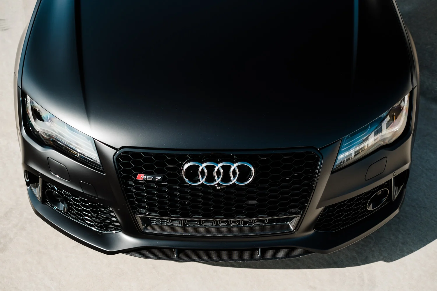 Audi RS7 - XPEL Stealth PPF - Ceramic Coating - Matte Wrap RS7