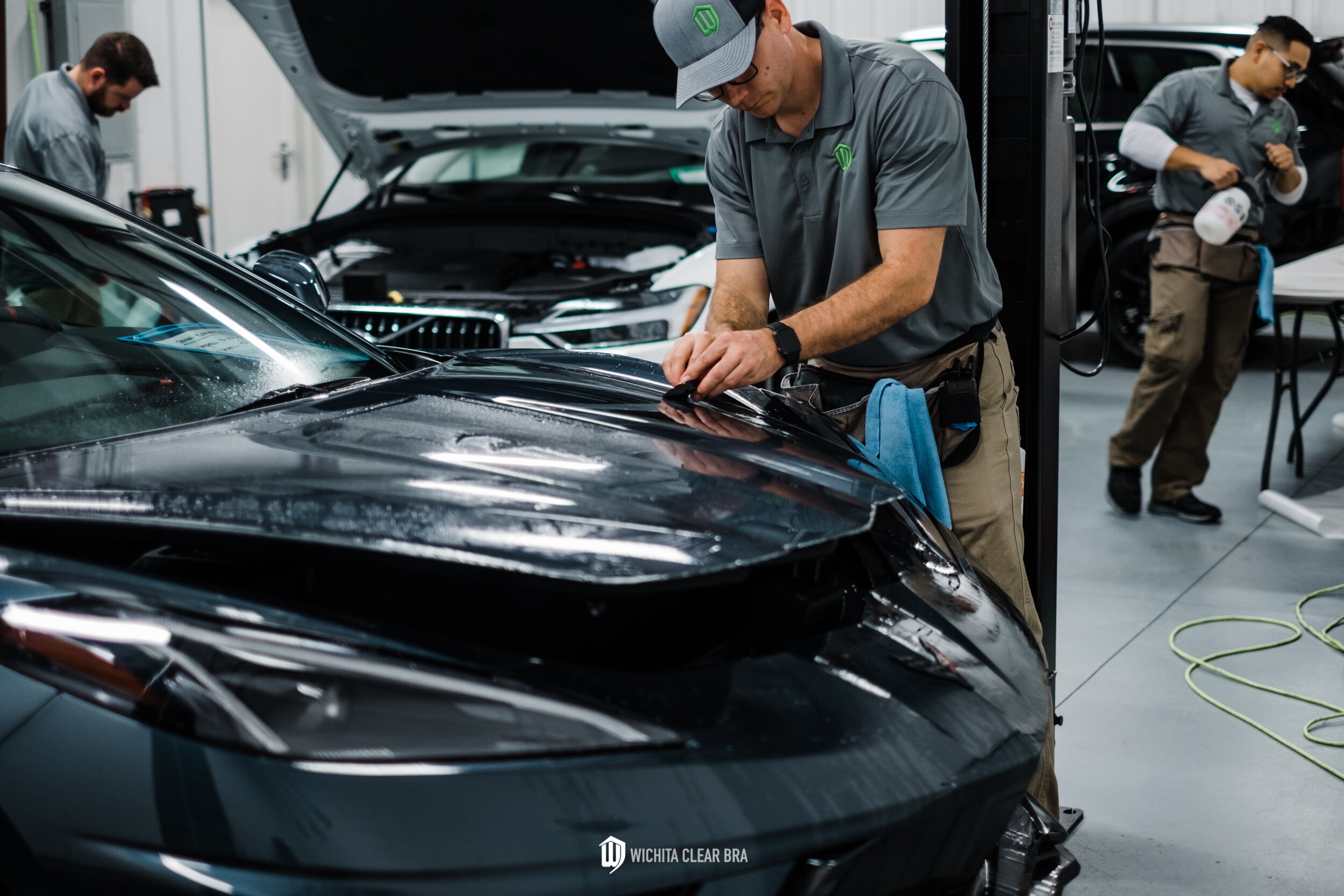 C8 Corvette - Shadow Grey Gray - XPEL Paint Protection Film - PPF Install